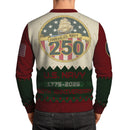 Personalized US Navy Christmas Ugly Sweater UST022