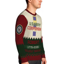 Personalized US Navy Christmas Ugly Sweater UST022