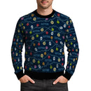 Personalized US Navy Christmas Ugly Sweater KAUST08