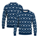 Personalized US Navy Christmas Ugly Sweater KAUST09