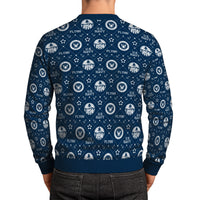 Personalized US Navy Christmas Ugly Sweater KAUST09