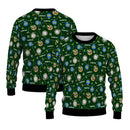 Personalized US Navy Christmas Ugly Sweater KAUST10