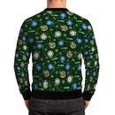 Personalized US Navy Christmas Ugly Sweater KAUST10