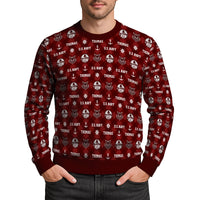 Personalized US Navy Christmas Ugly Sweater KAUST11