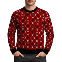 Personalized US Navy Christmas Ugly Sweater KAUST12