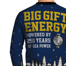 Personalized US Navy Christmas Ugly Sweater KAUST13