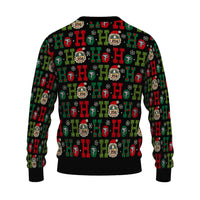 Personalized US Navy Christmas Ugly Sweater KAUST14