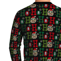 Personalized US Navy Christmas Ugly Sweater KAUST14