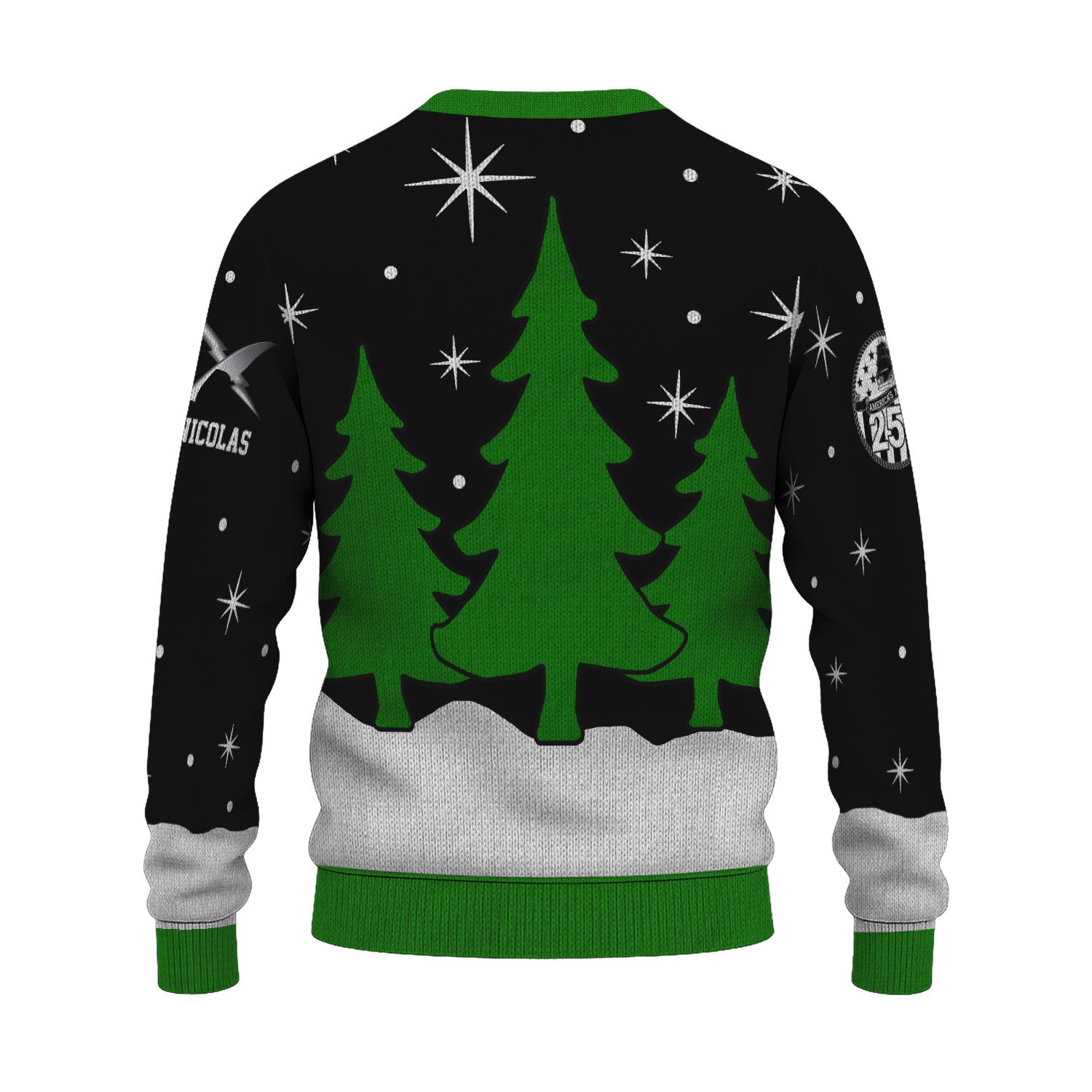 Personalized US Navy Christmas Ugly Sweater KAUST16