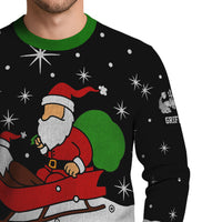 Personalized US Navy Christmas Ugly Sweater KAUST16