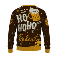 Personalized US Navy Christmas Ugly Sweater KAUST18