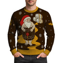 Personalized US Navy Christmas Ugly Sweater KAUST18