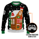 Personalized US Navy Christmas Ugly Sweater KAUST19