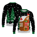 Personalized US Navy Christmas Ugly Sweater KAUST19