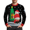 Personalized US Navy Christmas Ugly Sweater KAUST20