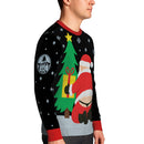 Personalized US Navy Christmas Ugly Sweater KAUST20