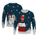 Personalized US Navy Christmas Ugly Sweater KAUST22