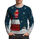 Personalized US Navy Christmas Ugly Sweater KAUST22