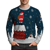 Personalized US Navy Christmas Ugly Sweater KAUST22