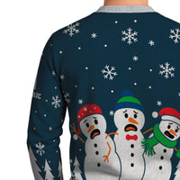 Personalized US Navy Christmas Ugly Sweater KAUST22