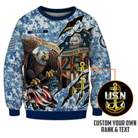 Personalized US Navy Sweatshirt KASTS02