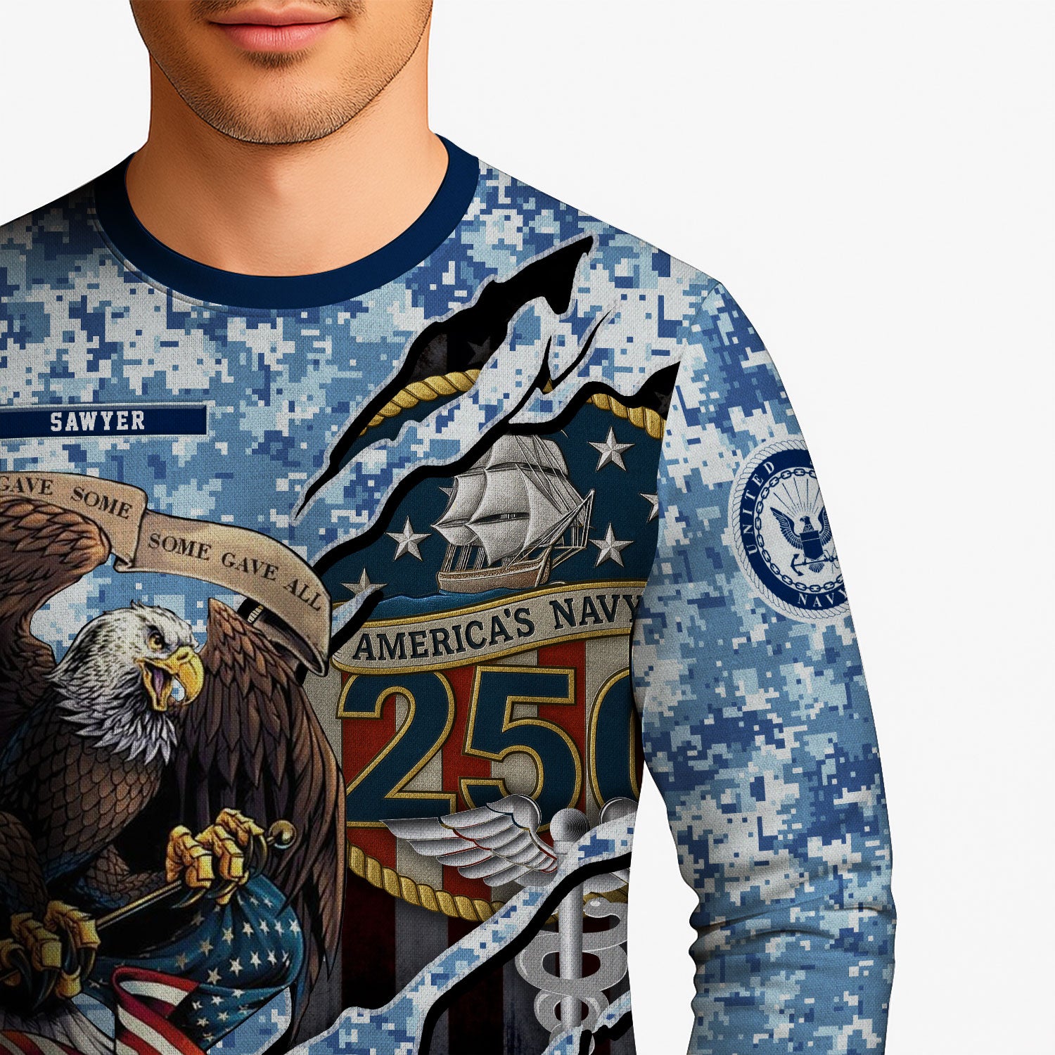 Personalized US Navy Sweatshirt KASTS02