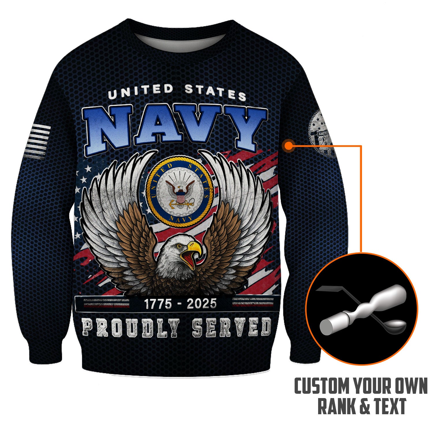 Personalized US Navy Sweatshirt KASTS03