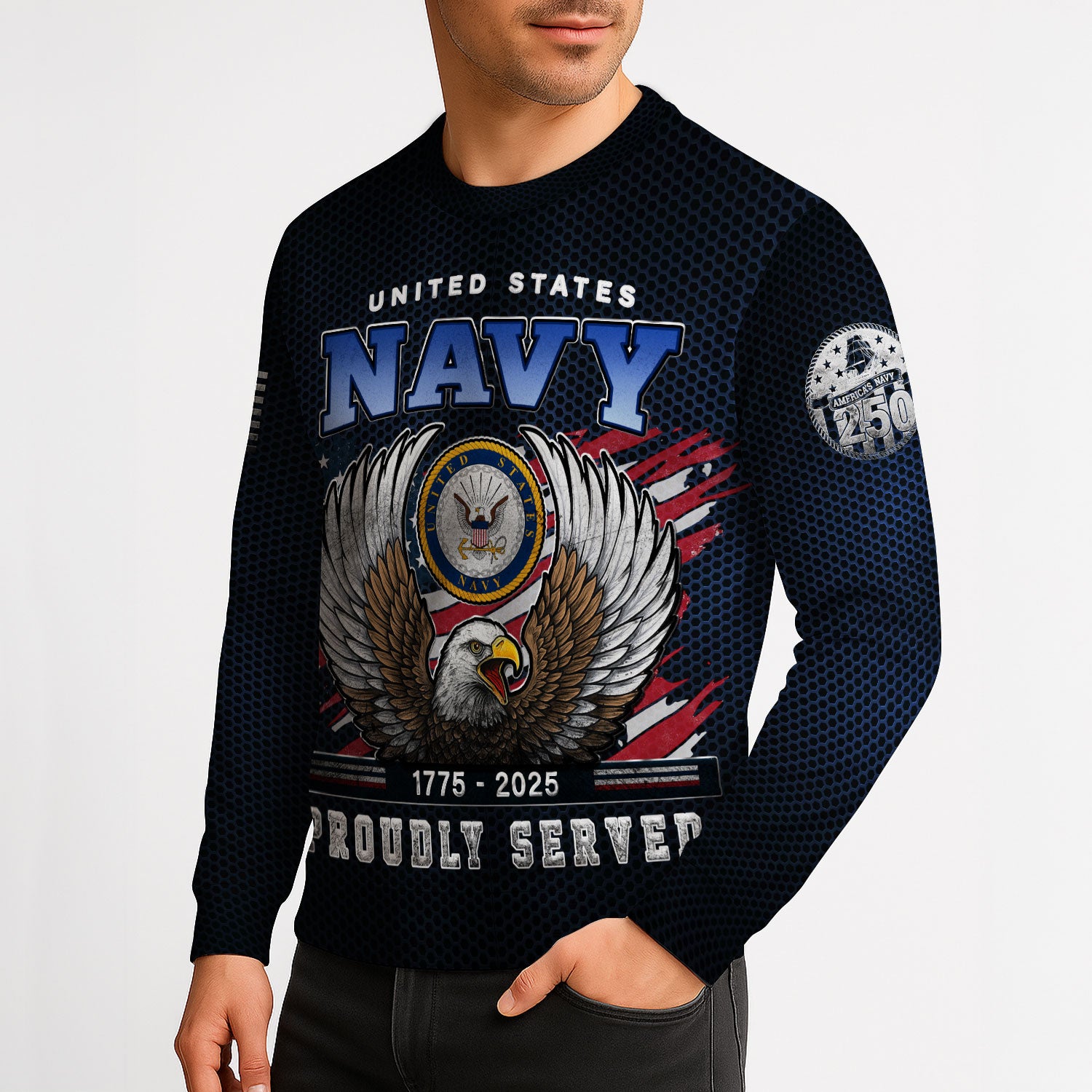Personalized US Navy Sweatshirt KASTS03