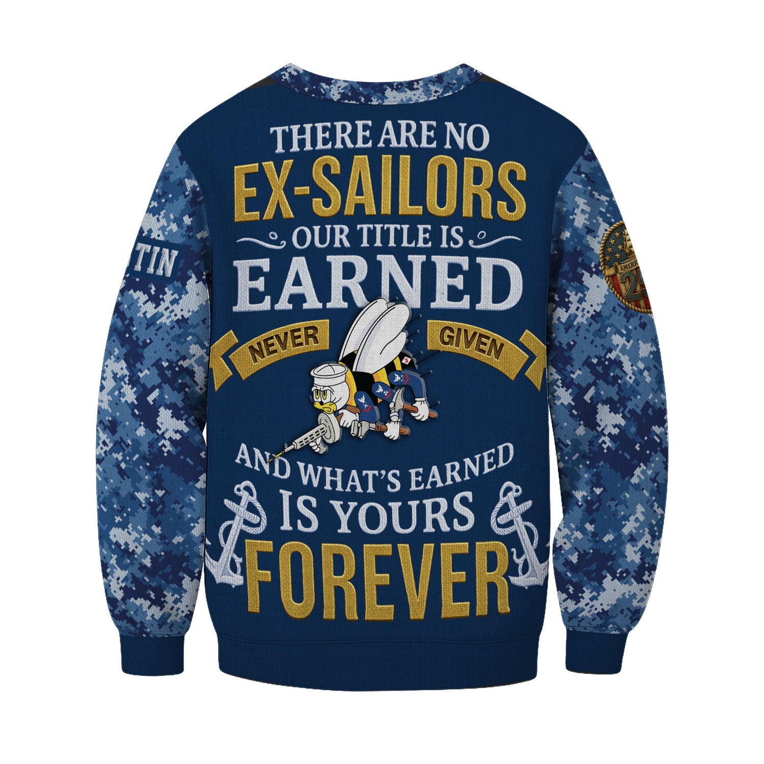 Personalized US Navy Sweatshirt KASTS04