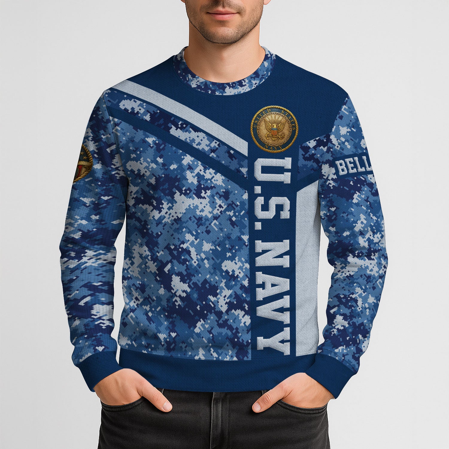Personalized US Navy Sweatshirt KASTS04