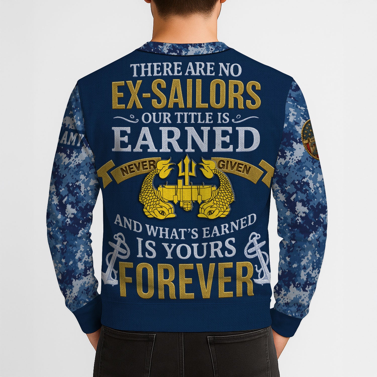 Personalized US Navy Sweatshirt KASTS04