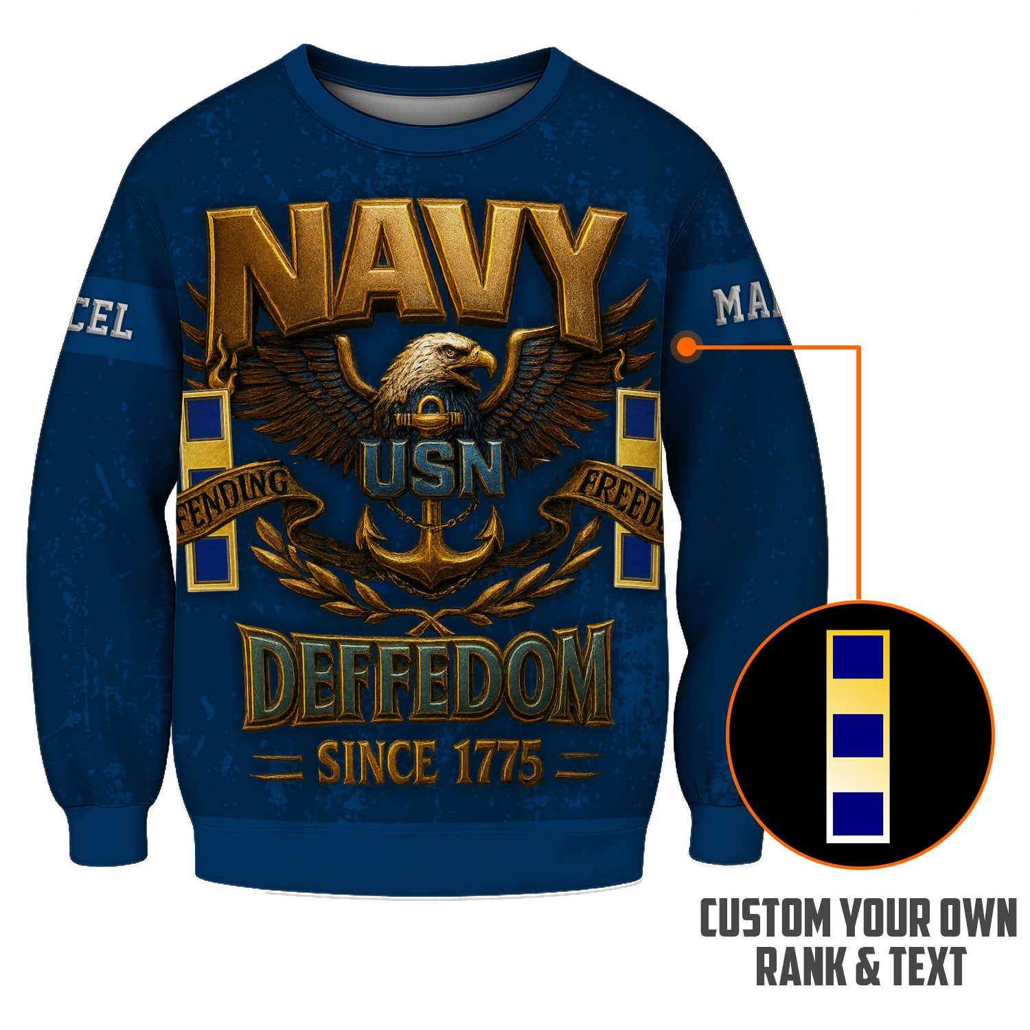 Personalized US Navy Sweatshirt KASTS05