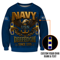 Personalized US Navy Sweatshirt KASTS05