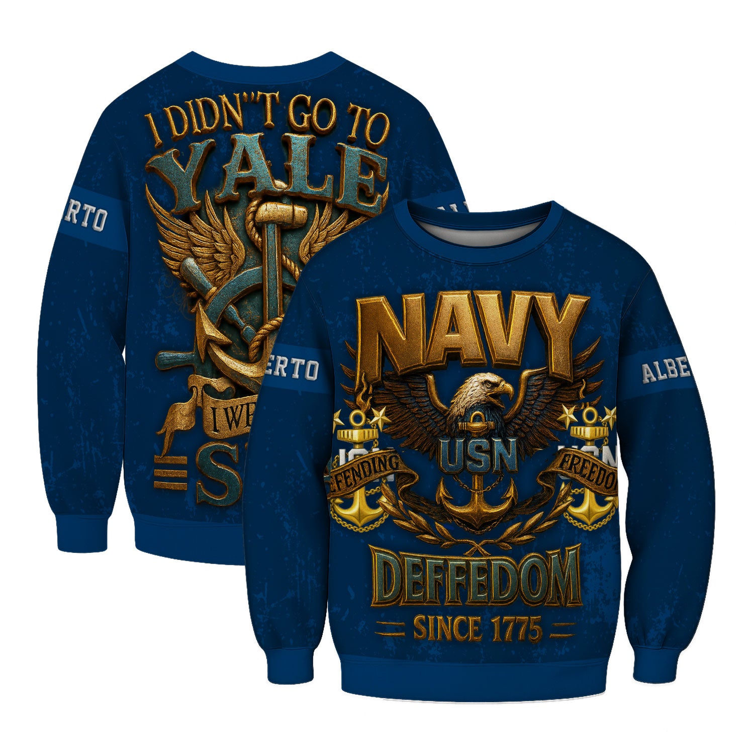 Personalized US Navy Sweatshirt KASTS05