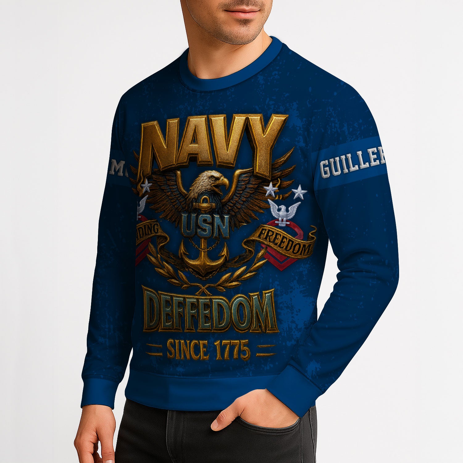 Personalized US Navy Sweatshirt KASTS05