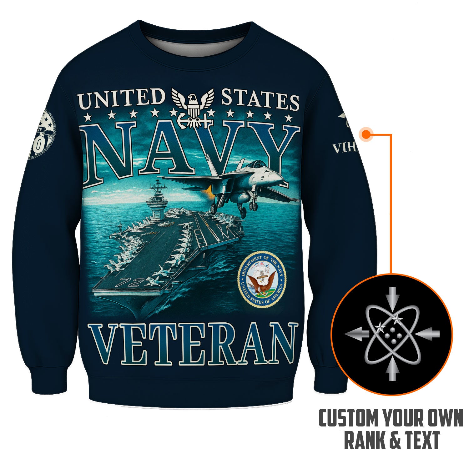 Personalized US Navy Sweatshirt KASTS07