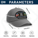 Premium Washed Denim Cap – Embroidered-Effect Print DC005