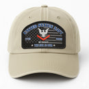 Premium Washed Denim Cap – Embroidered-Effect Print DC0011