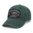 Premium Washed Denim Cap – Embroidered-Effect Print DC0011