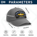 Premium Washed Denim Cap – Embroidered-Effect Print DC0011