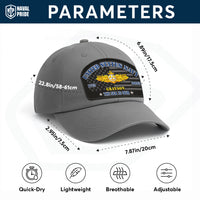 Premium Washed Denim Cap – Embroidered-Effect Print DC0011