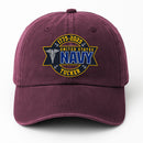 Custom Ranks & Text Premium Washed Denim Cap DC003