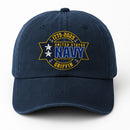 Custom Ranks & Text Premium Washed Denim Cap DC003