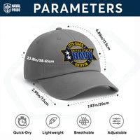 Custom Ranks & Text Premium Washed Denim Cap DC003