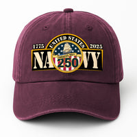 America's navy 250 Premium Washed Denim Cap