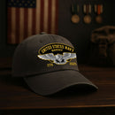 Custom Ranks & Text Premium Washed Denim Cap DC004
