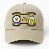 Custom Ranks Premium Washed Denim Cap DC005