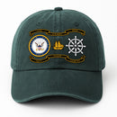 Custom Ranks Premium Washed Denim Cap DC005