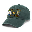 Custom Ranks Premium Washed Denim Cap DC005