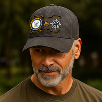 Custom Ranks Premium Washed Denim Cap DC005